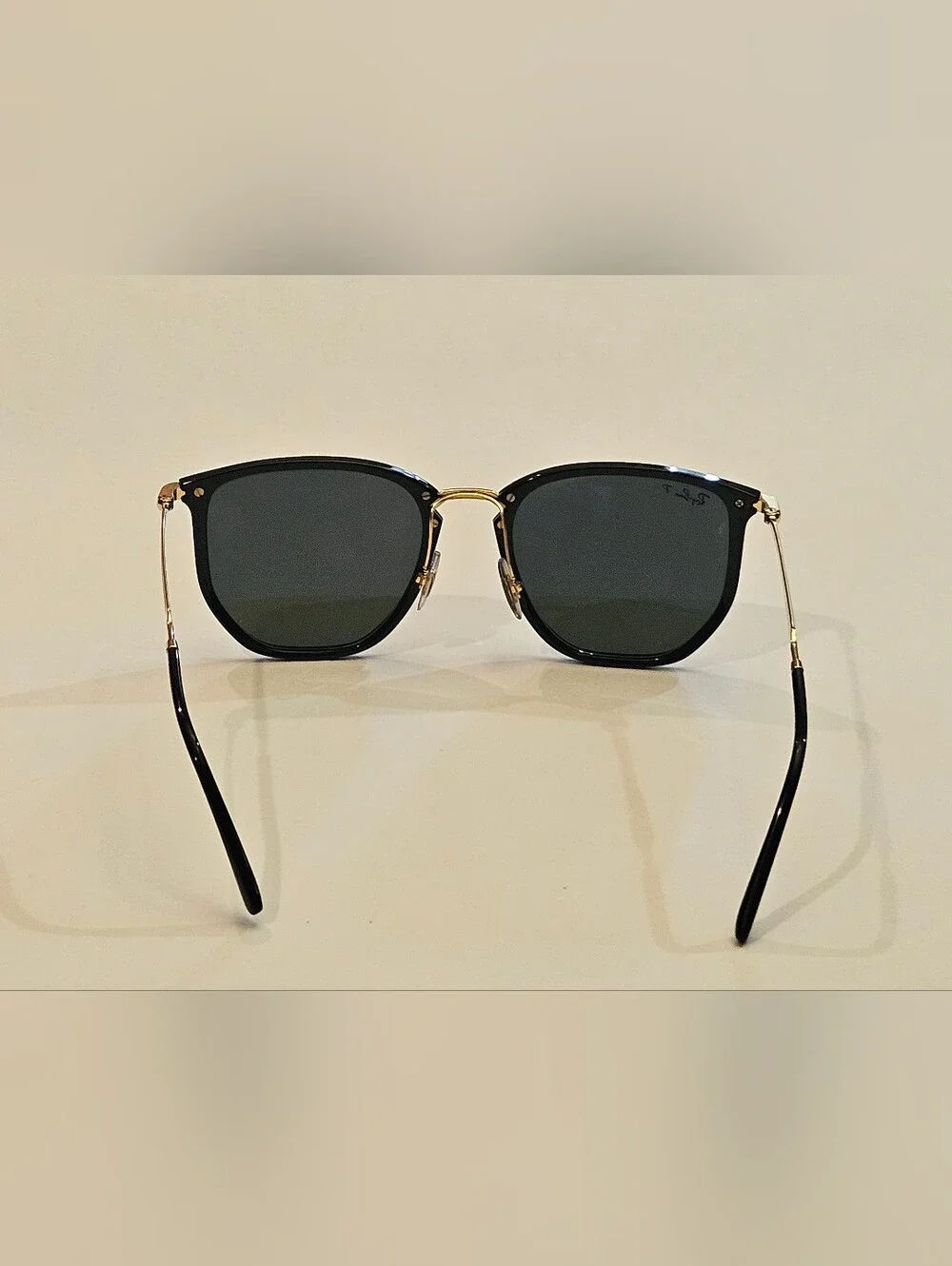 RAY-BAN RB 4451 6306/58 53-20 145 P Black & Gold Sunglasses Polarized Lenses